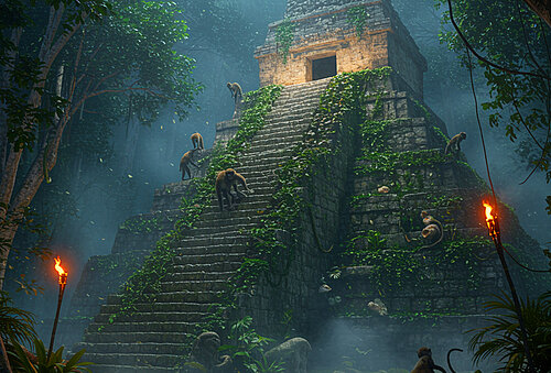 El templo de los monos locos