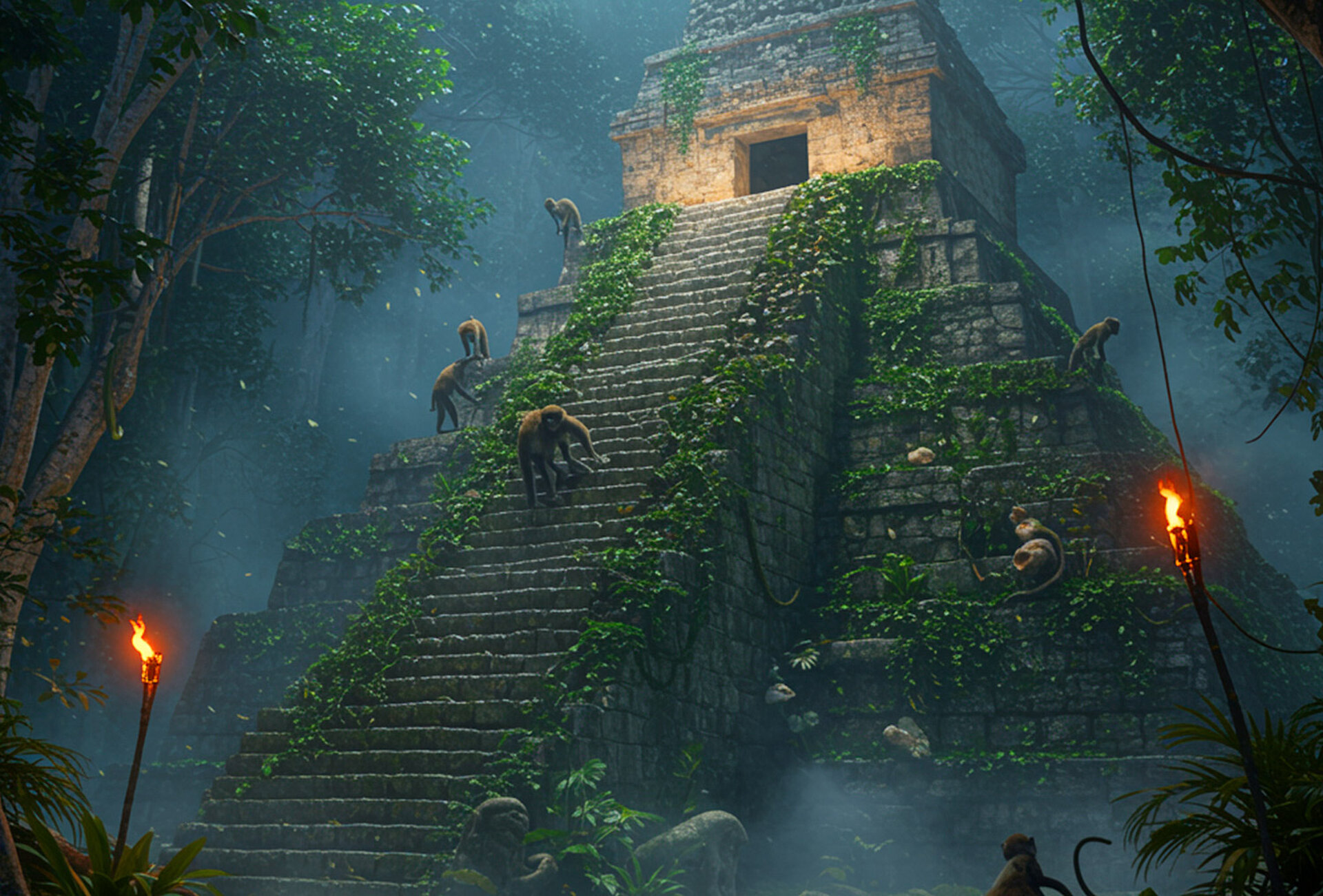 El templo de los monos locos