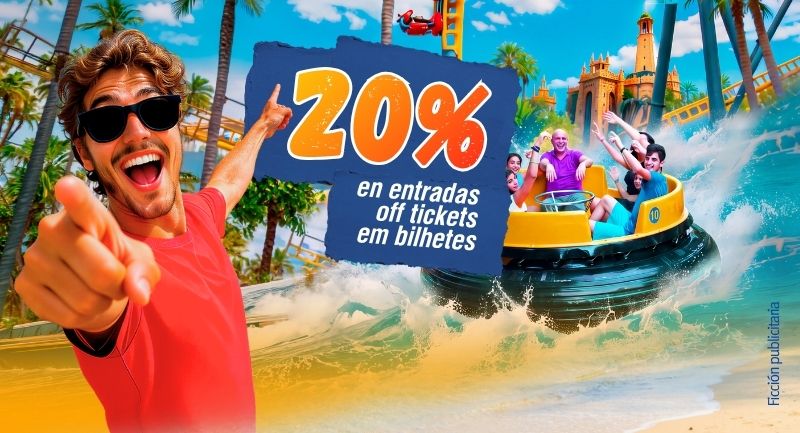 Los jueves 20% entradas a Isla Mágica